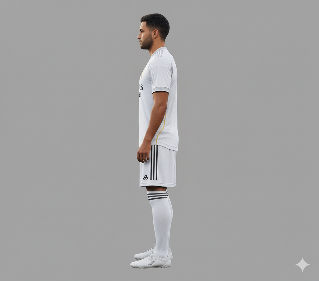 Real Madrid Home Jersey 2025-26 Premium Set